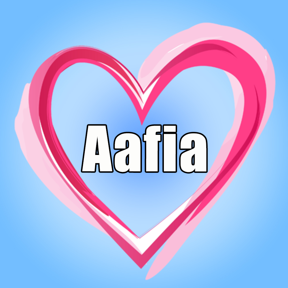 Aafia name Pic