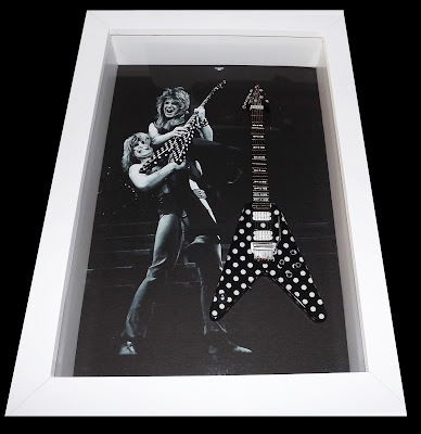 Quadro Mini Guitarra Randy Rhoads - Ozzy Osbourne