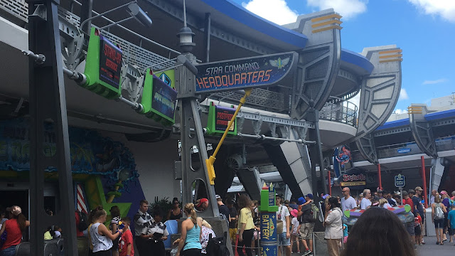 Entrance Buzz Lightyear Space Ranger Spin Tomorrowland Magic Kingdom Walt Disney World