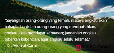 Kumpulan Kata Mutiara Islam Dari Dr. Aidh al-Qarni