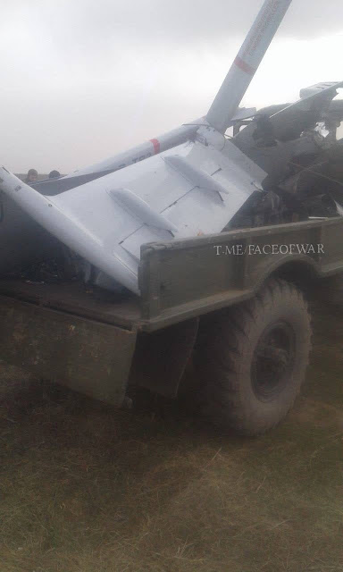 Debris of another Turkish-supplied and Ukrainian operated Bayraktar TB2 drone