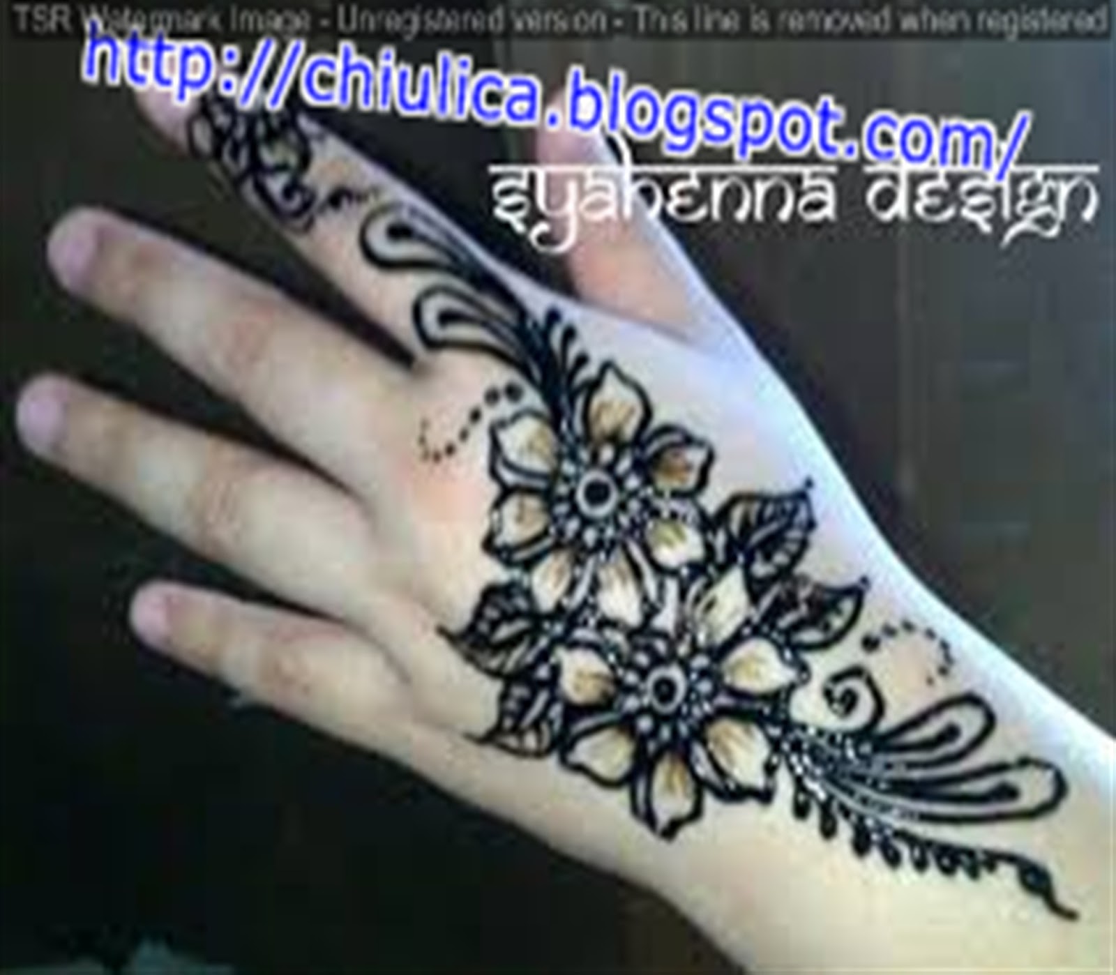 Contoh Gambar Tato Henna Balehenna