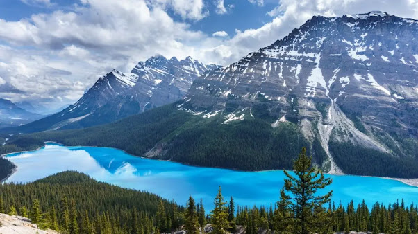 What is unique about Banff National Park, Canada?