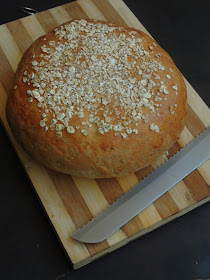 Danish oat loaf, Eggless Oat Loaf, Havrebrød