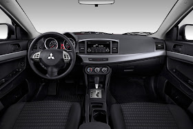 Interior view of 2014 Mitsubishi Lancer GT
