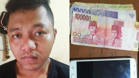 Rampas Dompet dan HP, Pemuda Asal Suruh Diringkus Polisi