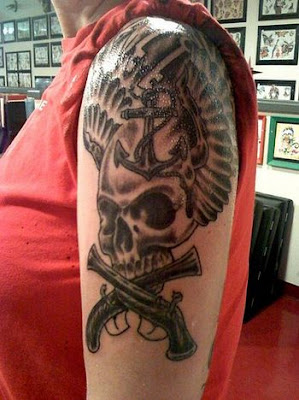 Anchor Tattoo on sleeve