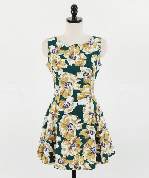 Floral A-Line Sundress