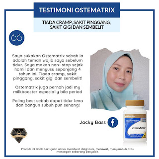 Testimoni Ostematrix Shaklee