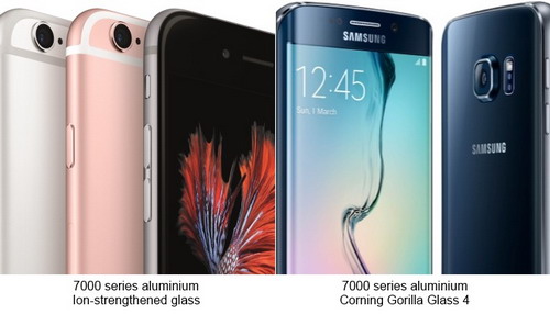 Perbandingan iPhone 6s vs. Samsung Galaxy S6 Edge