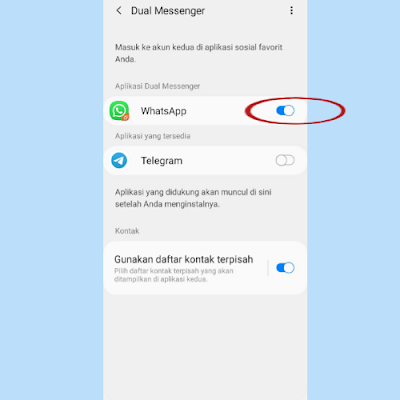 Cara dual akun whatsapp 1 hp