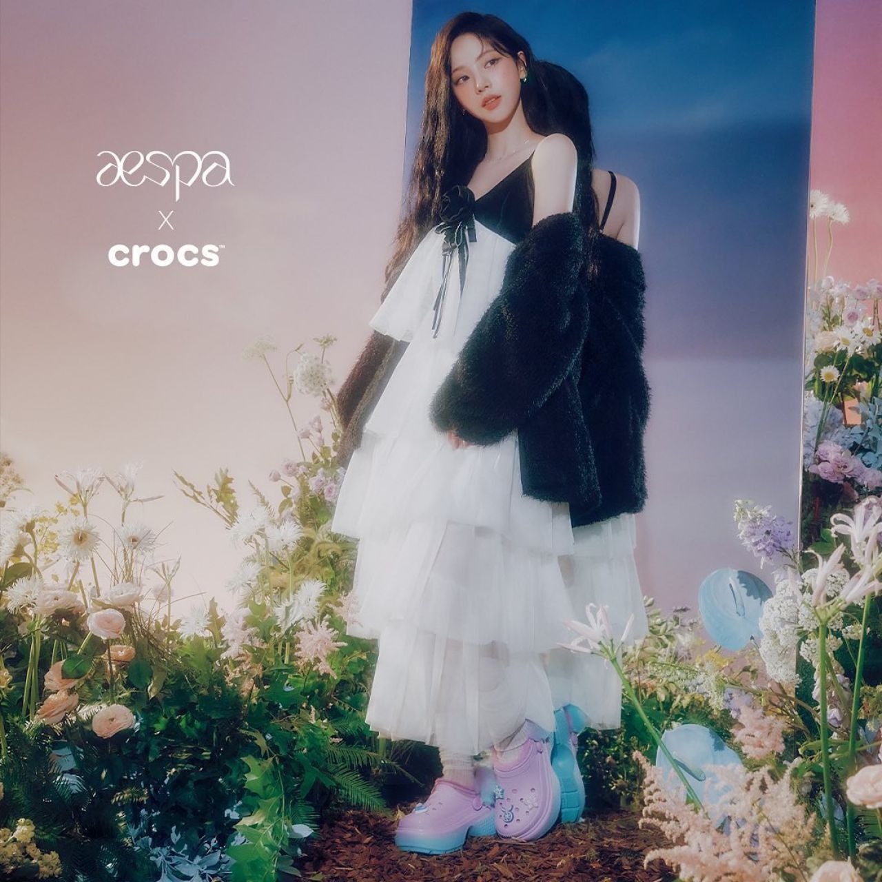 Aespa X Crocs: Stomp Lined Clog Winter Collection.