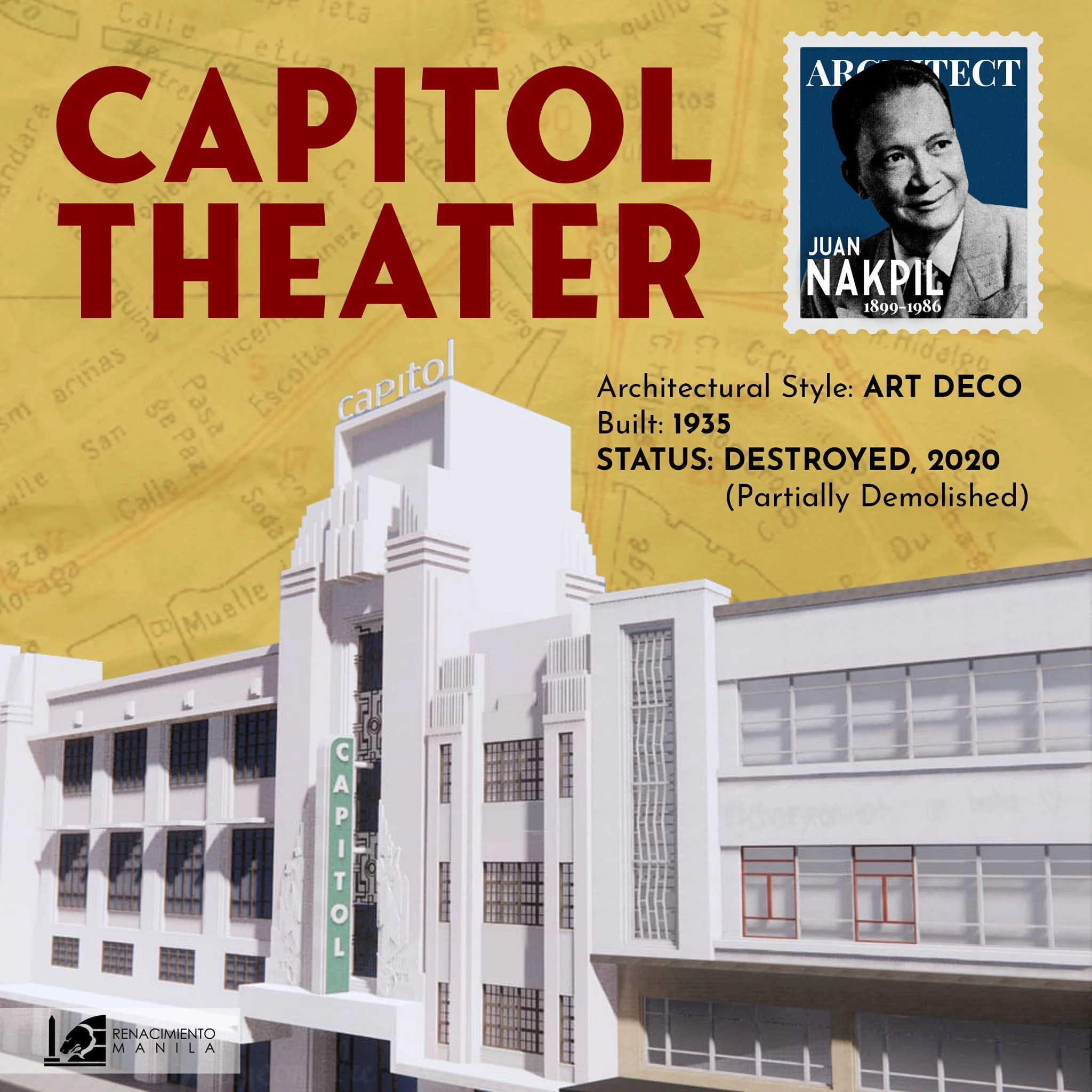 Capitol Theater - Juan Nakpil (1899-1986)