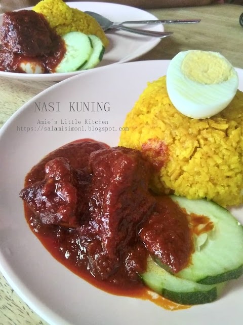 resepi nasi kuning sabah