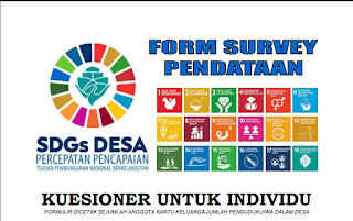 Download Form Survey Pendataan Kuesioner Untuk Individu