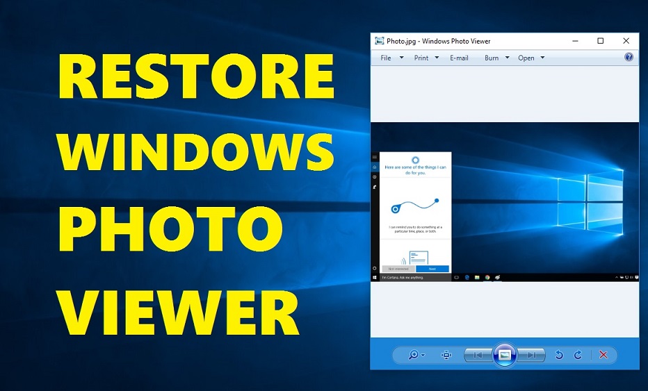 How to Restore Windows Photo Viewer in Windows 10 - InfoArena