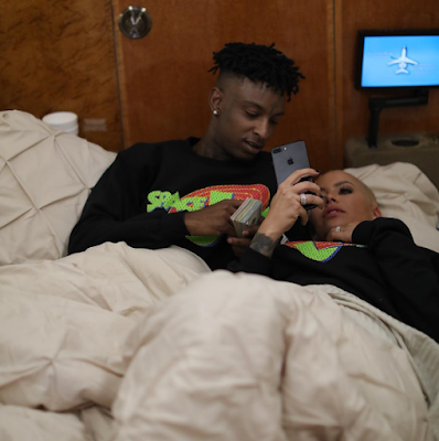 Awww, Amber Rose is in love with her new boo, 21Savage 