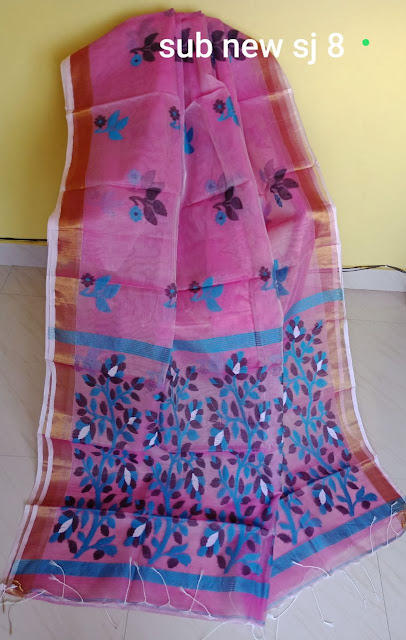  Jamdani  Silk Sarees