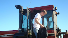 done plowing for the day, international harvester