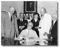 FDR Signs Off on Social Security