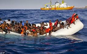 Drowning migrants