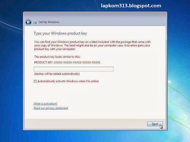 Cara Menginstall Windows 7 