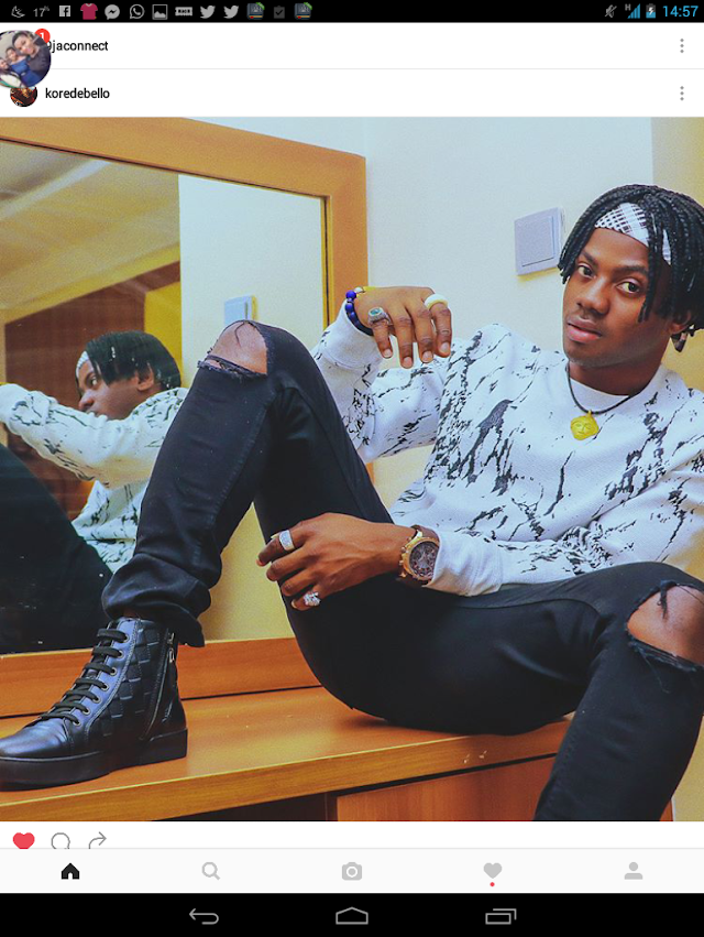Korede Bello sets new hairstyle for the new month