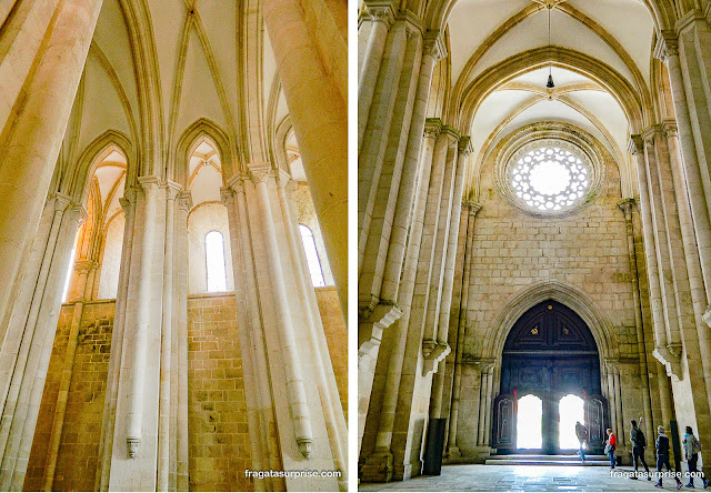 Igreja do Mosteiro de Alcobaça em Portugal