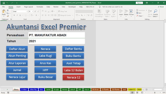 Aplikasi Akuntansi Ms. Excel