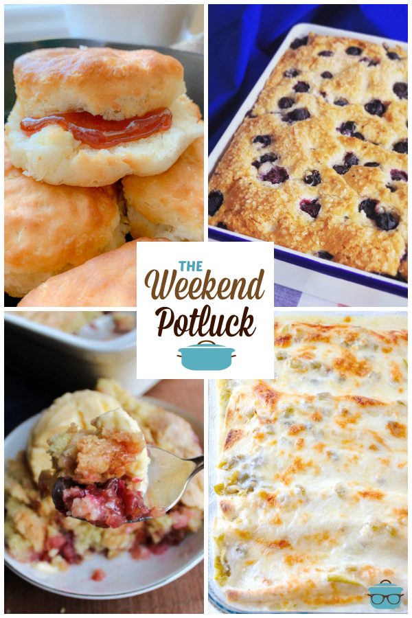 A virtual recipe swap with 3-Ingredient Buttermilk Biscuits, Blueberry Coffee Cake, Rhubarb Cobbler, White Chicken Enchiladas and dozens more!