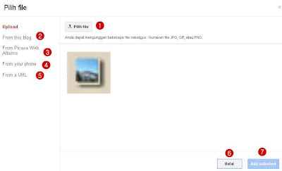  Cara Upload Gambar, tutorial blogger