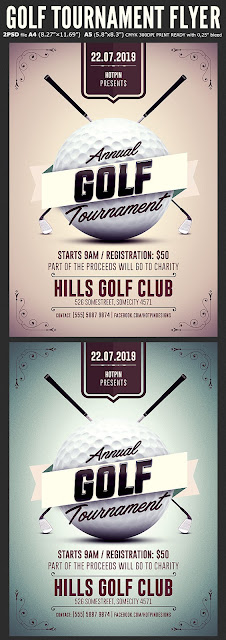  Golf Tournament Flyer Template