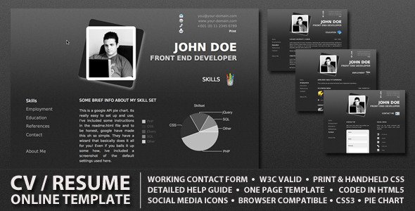ProCV - Professional Online Resume / CV - Resume / CV Specialty Pages