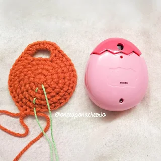 Red Panda Crochet Tamagotchi Case Pattern