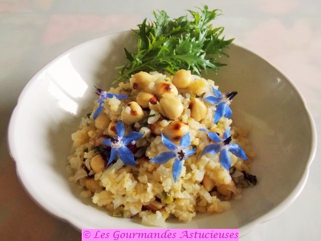 Reste de riz au radis d'hiver et aux noisettes (Vegan)