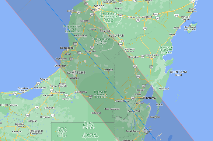 Eclipse solar anular 2023 en México