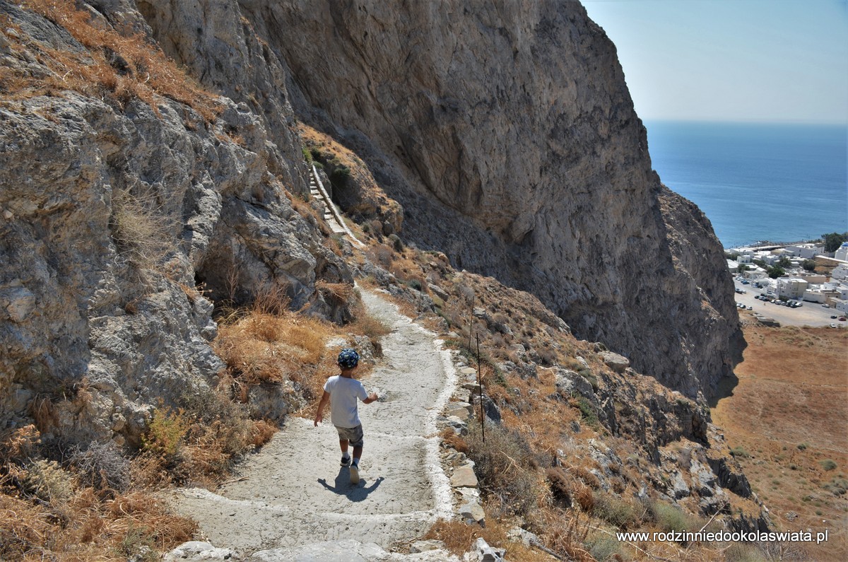 Santorini z dziećmi