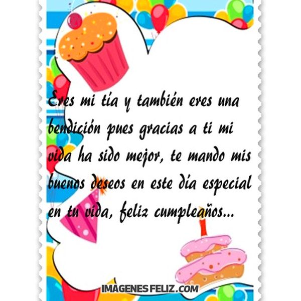 Feliz Cumpleaños Tia