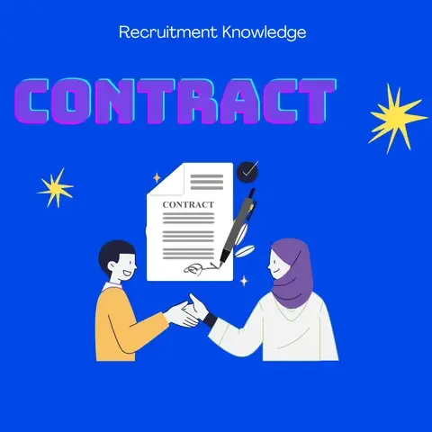 Image shows illustration of how a contract made