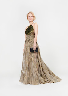 Golden Globe Awards 2021 Gillian Anderson Dior