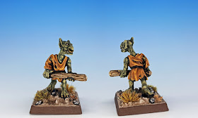 Long Neck, Citadel C27 Chaos Goblin Mutant, sculpted by the Perry Bros, 1984