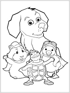 Desenhos do Wonder Pets para Colorir