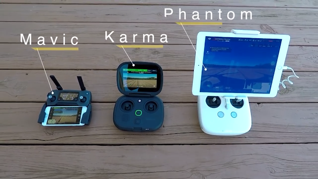 Persaingan Drone Premium DJI Phantom 4 VS Mavic VS Gopro Karma