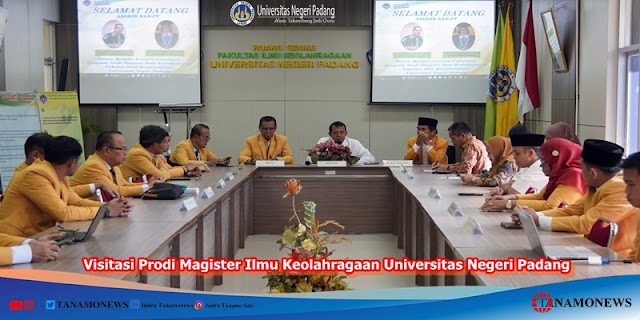 Visitasi Prodi Magister Ilmu Keolahragaan Universitas Negeri Padang