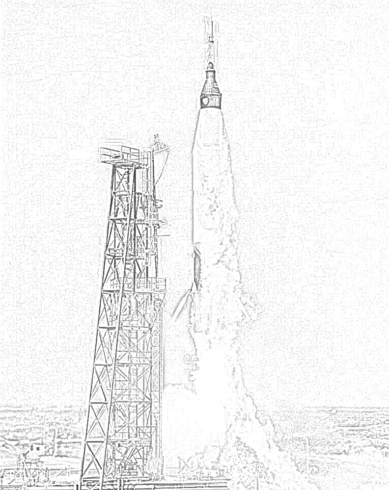 Download Coloring Pages: NASA Rockets Coloring Pages