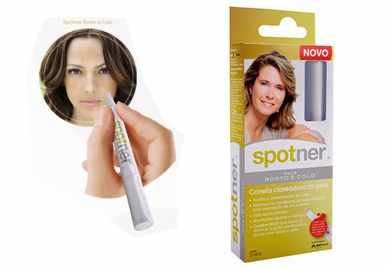 Spotner caneta clareadora para o rosto