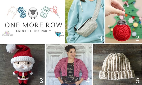 One More Row - Free Crochet Link Party #50