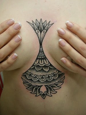 breast tattoo