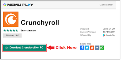 Crunchyroll for PC