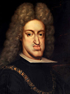 A portrait of Charles II, whose face is deformed through inbreeding